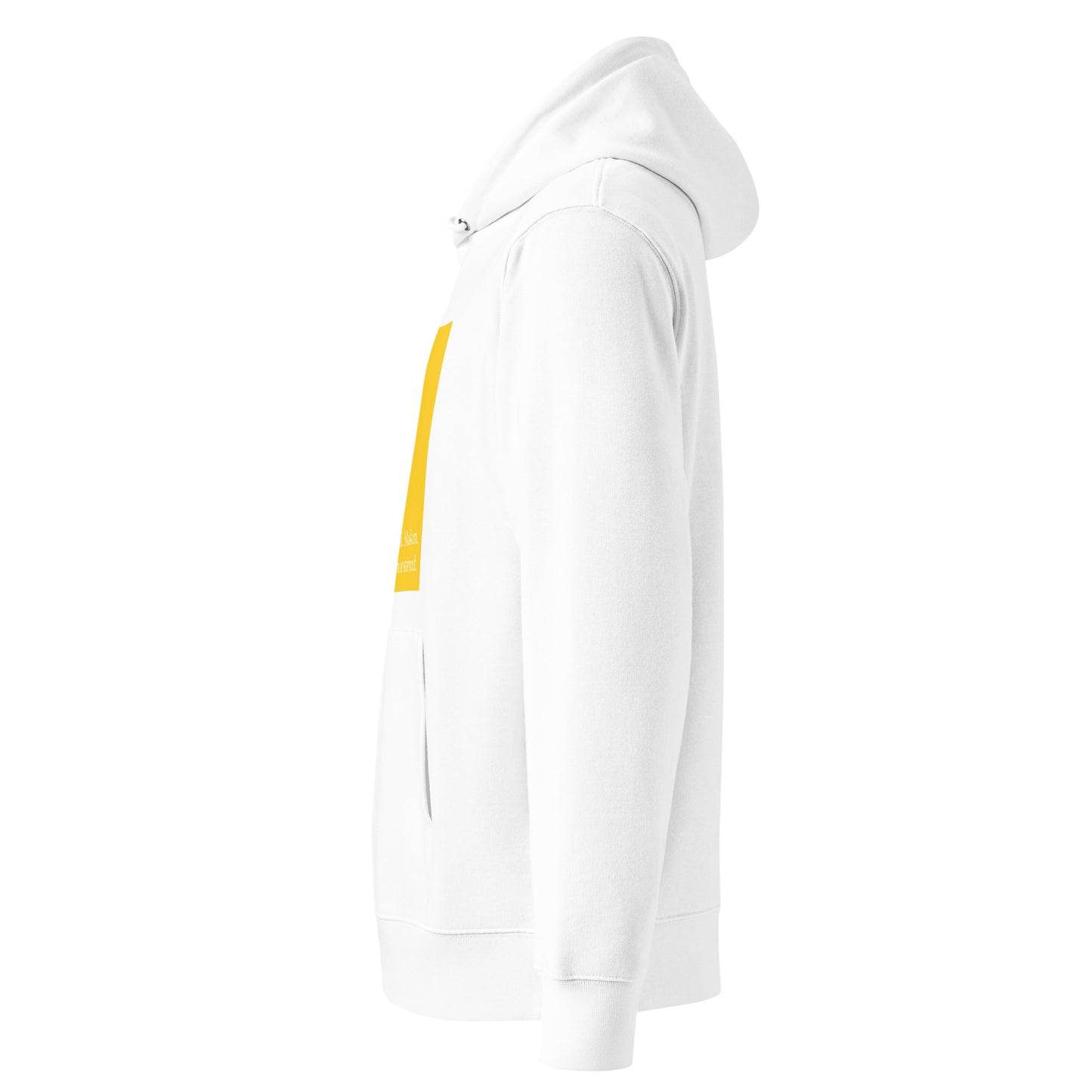 Goldfinger - White Essential Eco Hoodie Left View