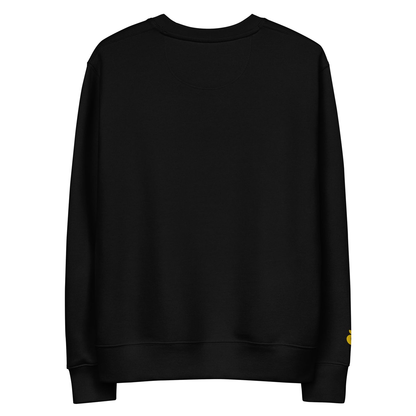Black Eco Sweatshirt Back View