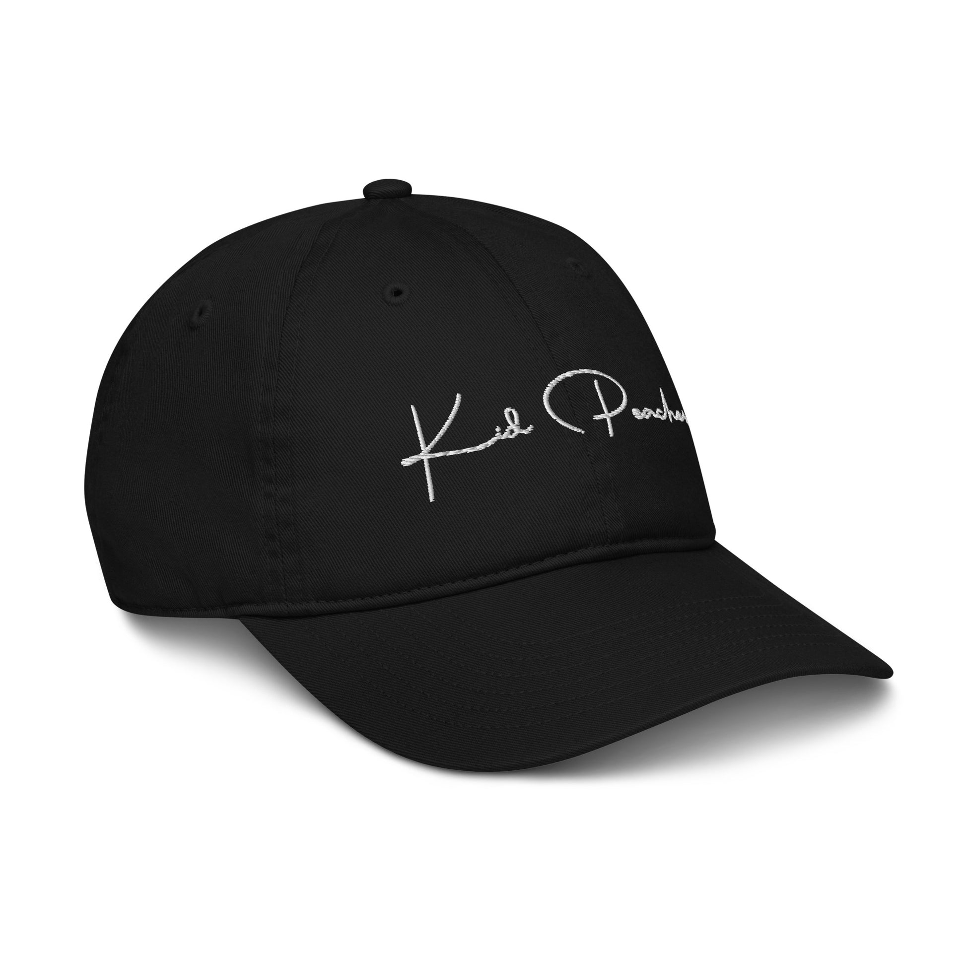 Black Organic Baseball Cap Right View