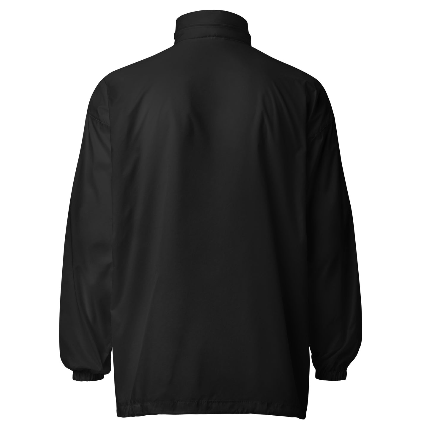 Black Windbreaker Back View