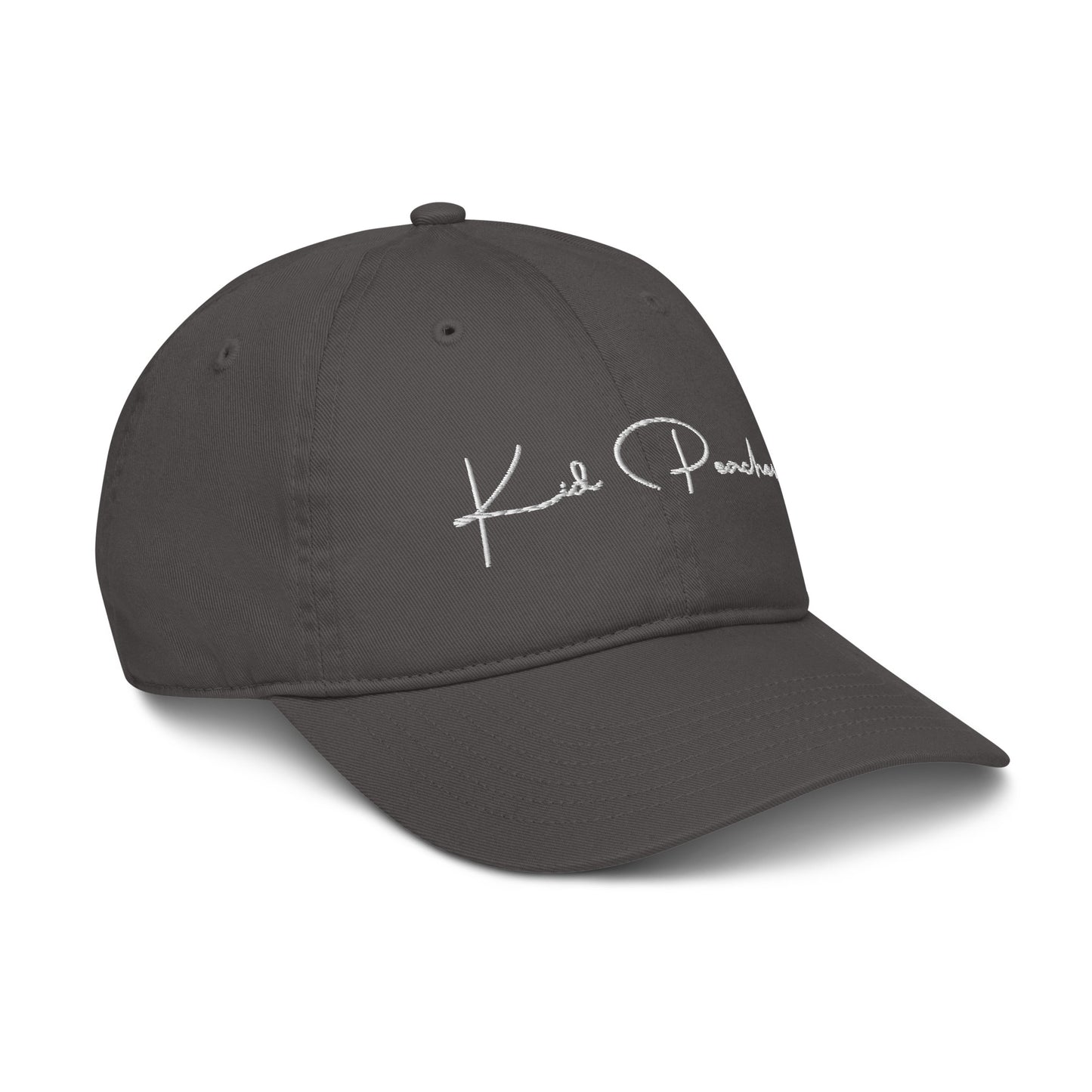 Charcoal Organic Baseball Cap Right View