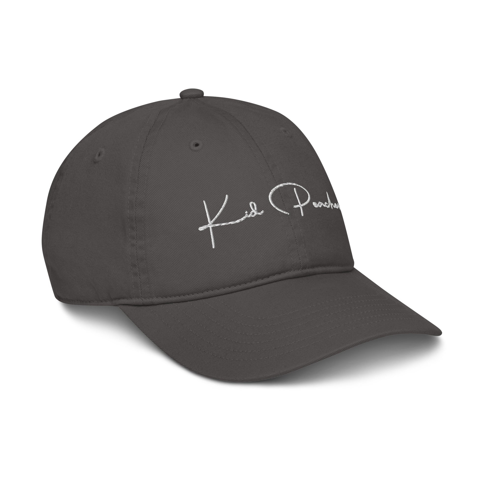Charcoal Organic Baseball Cap Right View