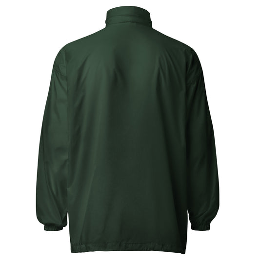 Forest Green Windbreaker Back View