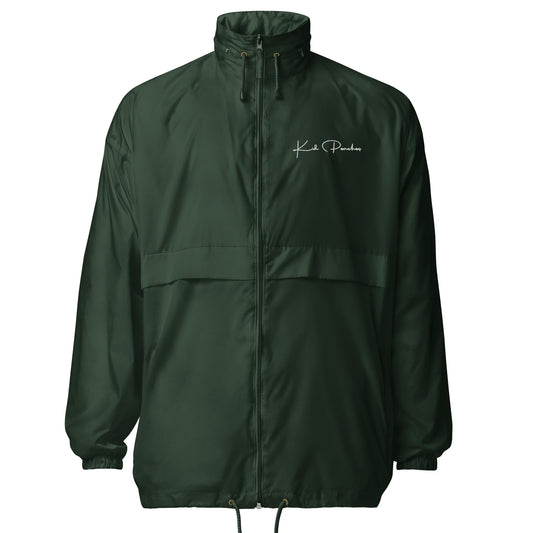 Forest Green Windbreaker Front View