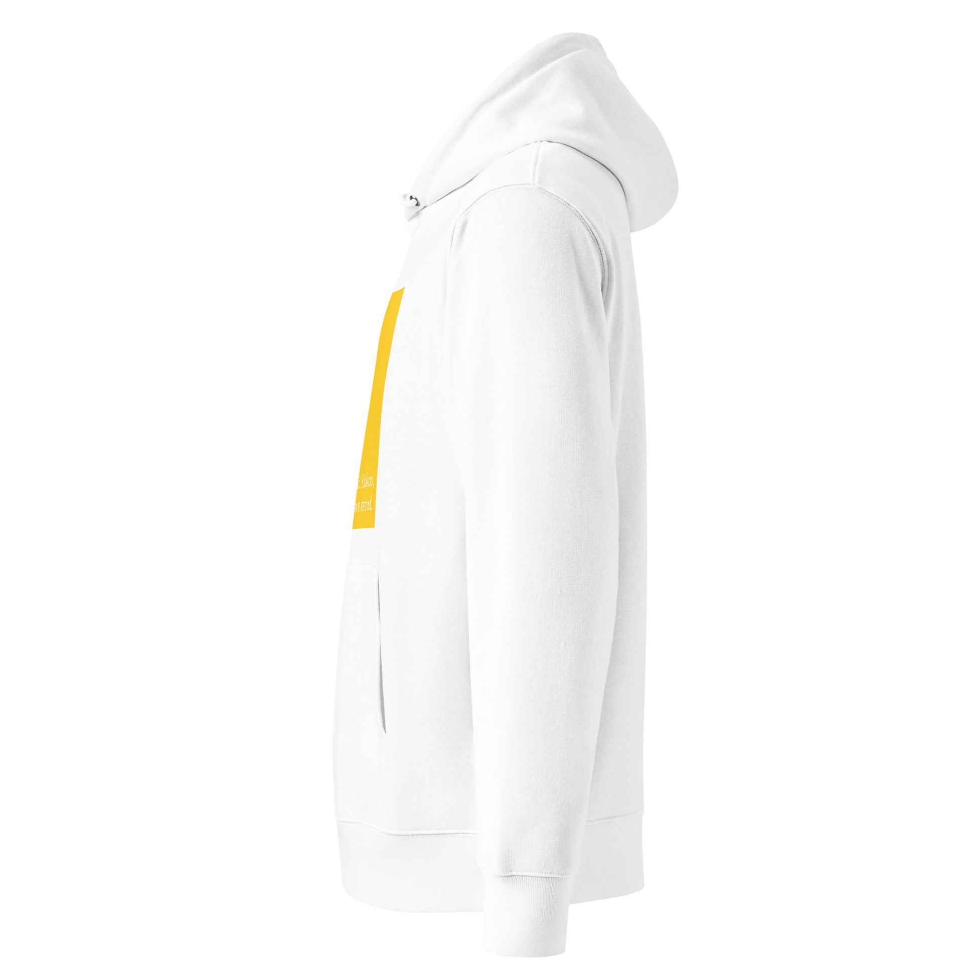 Goldfinger - White Essential Eco Hoodie Left View