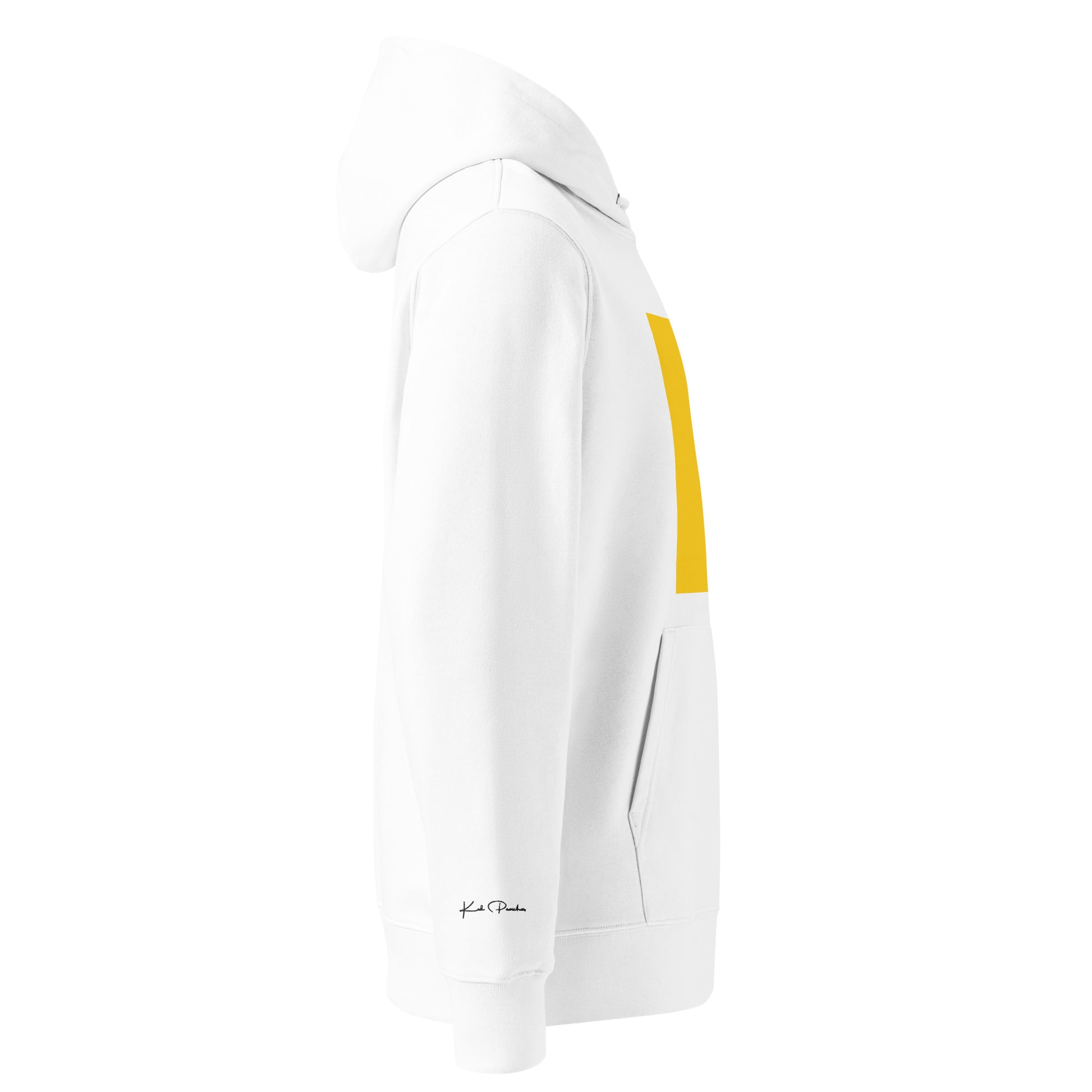 Goldfinger - White Essential Eco Hoodie Right View