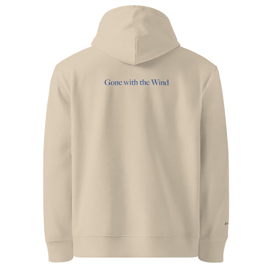 Gone with the Wind - Beige Essential Eco Hoodie Back View