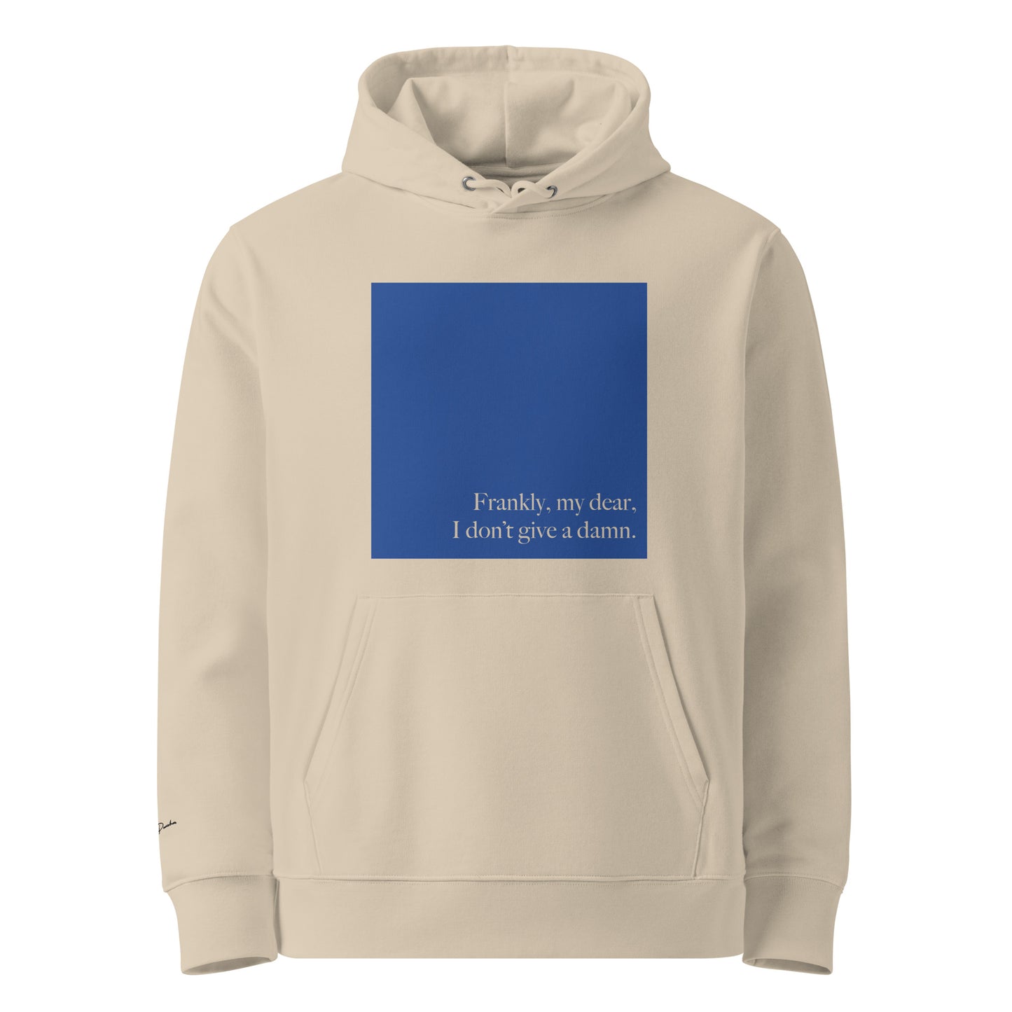 Gone with the Wind - Beige Essential Eco Hoodie Front View