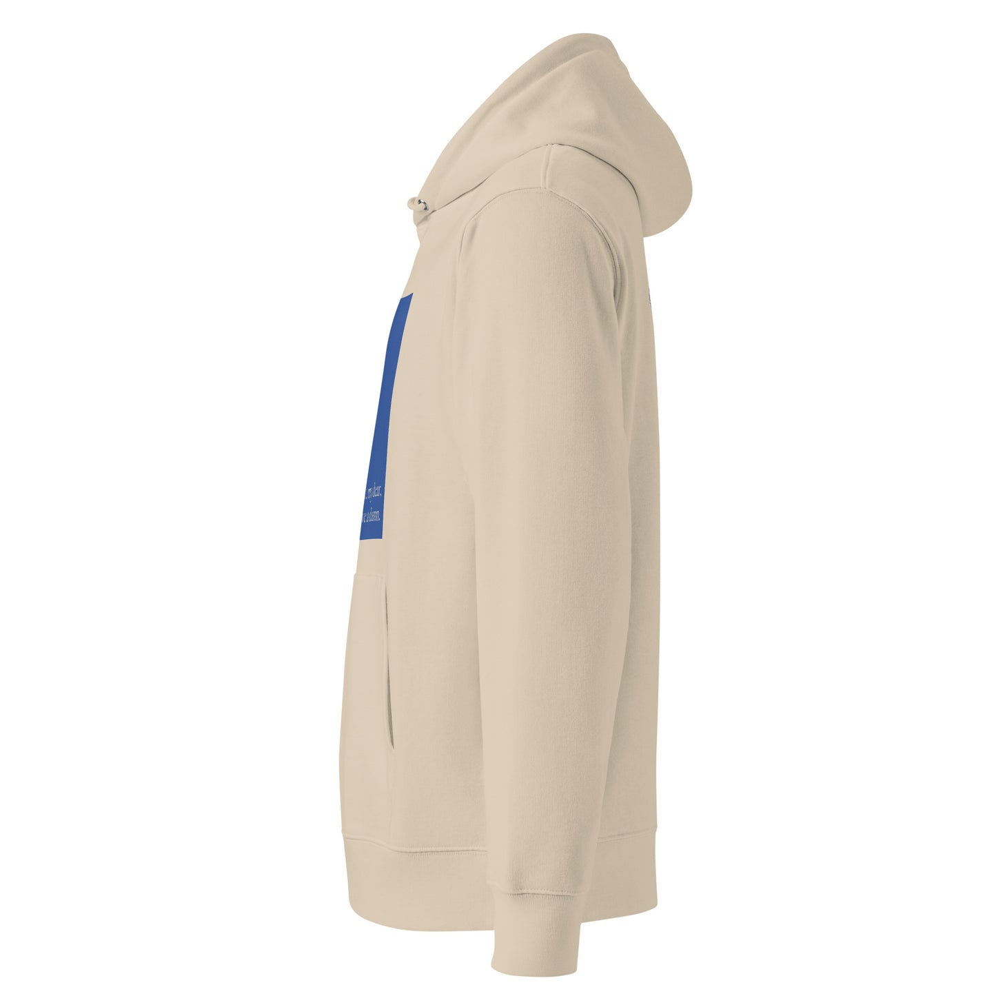 Gone with the Wind - Beige Essential Eco Hoodie Left View