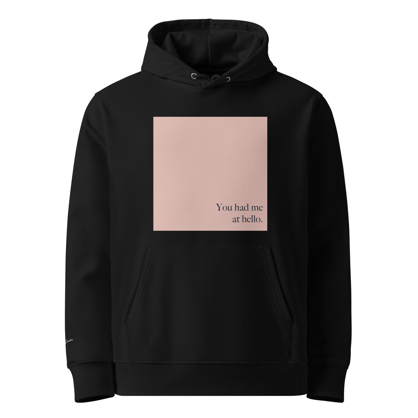 Jerry Maguire - White Essential Eco Hoodie Front View
