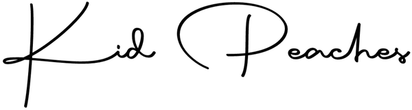 KidPeaches Logotype Black Letters