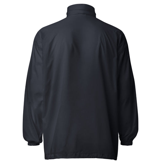 Navy Windbreaker Back View