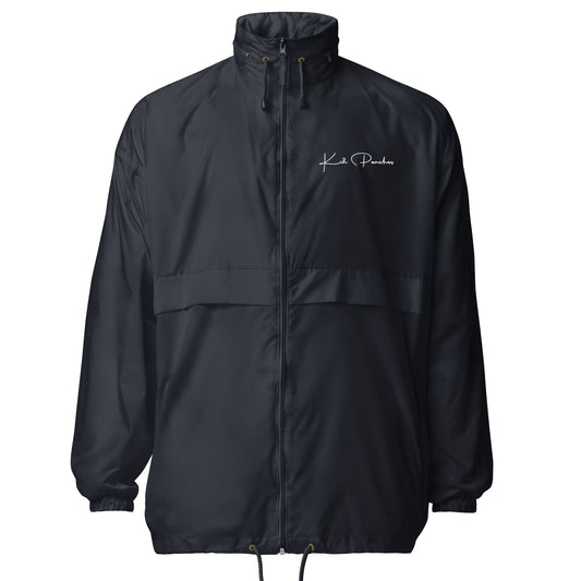 Navy Windbreaker Front View