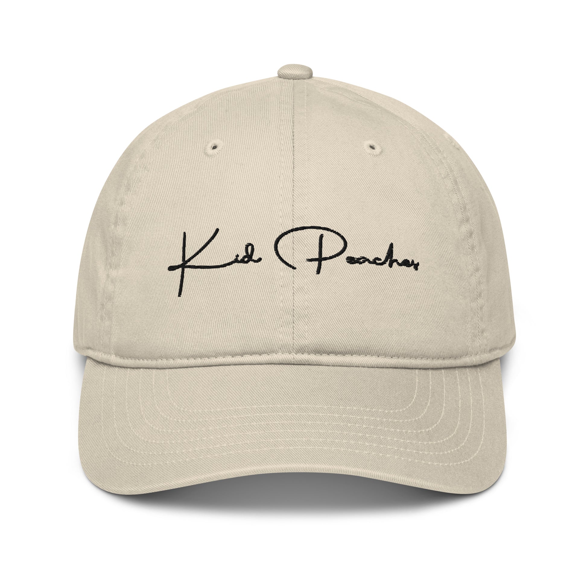 Oyster Organic Baseball Cap Front View