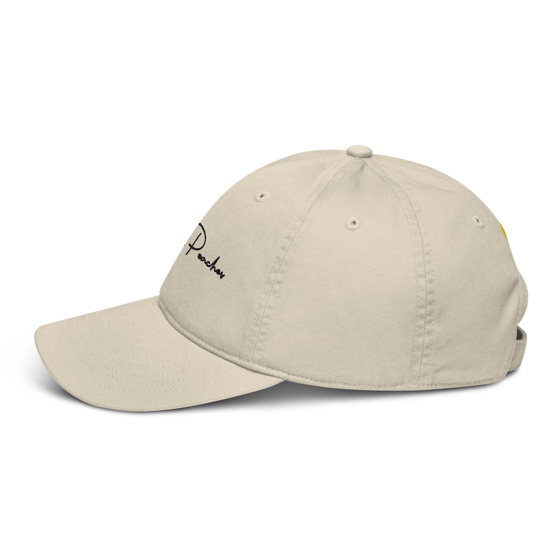 Oyster Organic Baseball Cap Full Left View