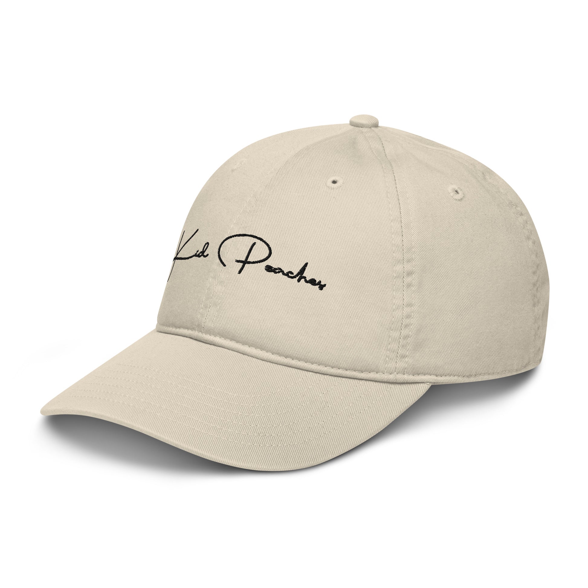 Oyster Organic Baseball Cap Left View