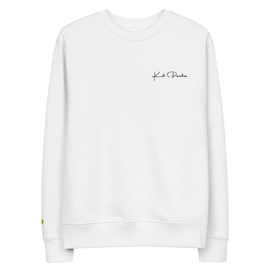 White Eco Sweatshirt Front